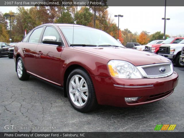 2007 Ford Five Hundred Limited in Merlot Metallic