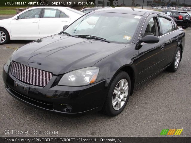 2005 Nissan Altima 2.5 S in Super Black