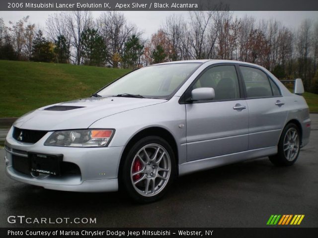 2006 Mitsubishi Lancer Evolution IX in Apex Silver