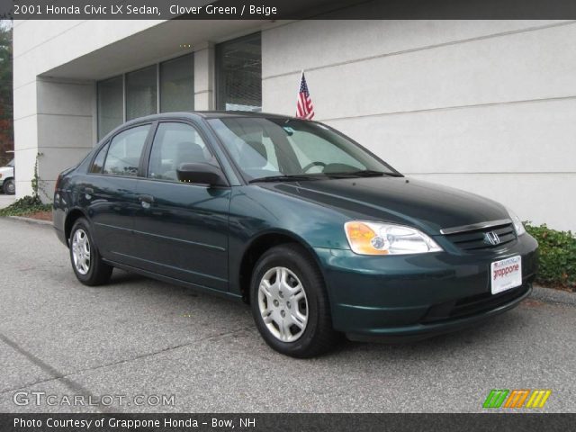 2001 Honda Civic LX Sedan in Clover Green