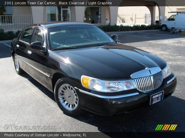 2001 Lincoln Town Car Cartier in Black Clearcoat