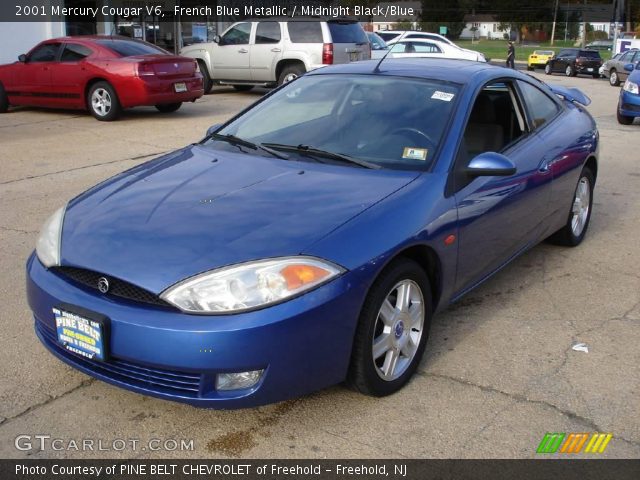 2001 Mercury Cougar V6 in French Blue Metallic