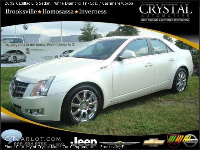 2009 Cadillac CTS Sedan in White Diamond Tri-Coat
