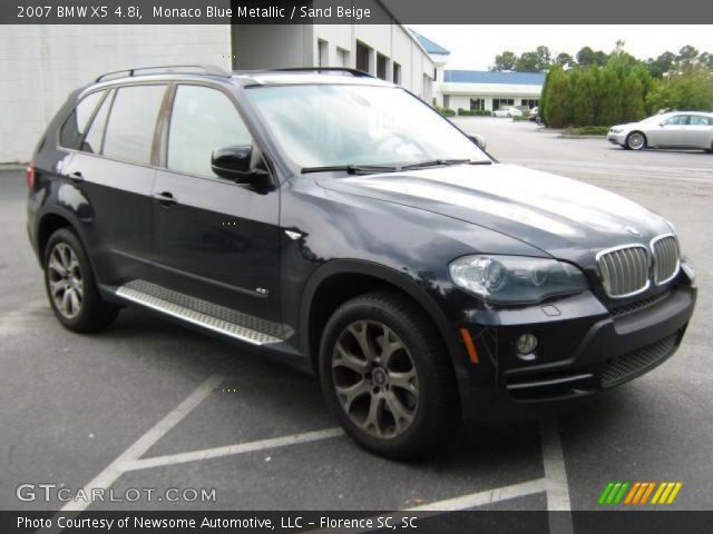 2007 BMW X5 4.8i in Monaco Blue Metallic