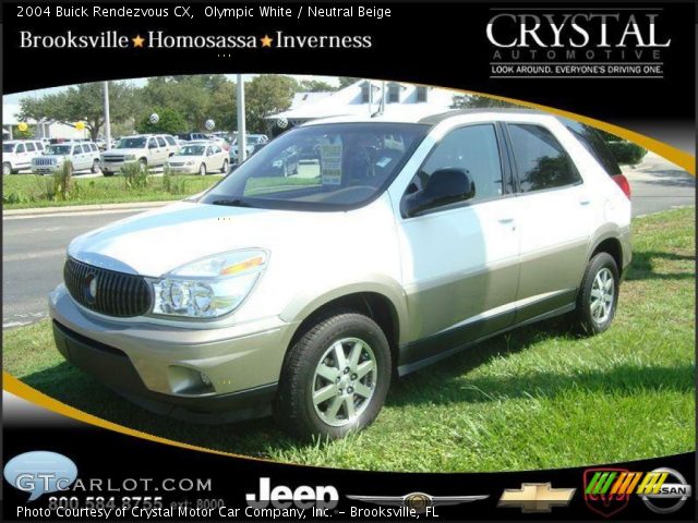 2004 Buick Rendezvous CX in Olympic White