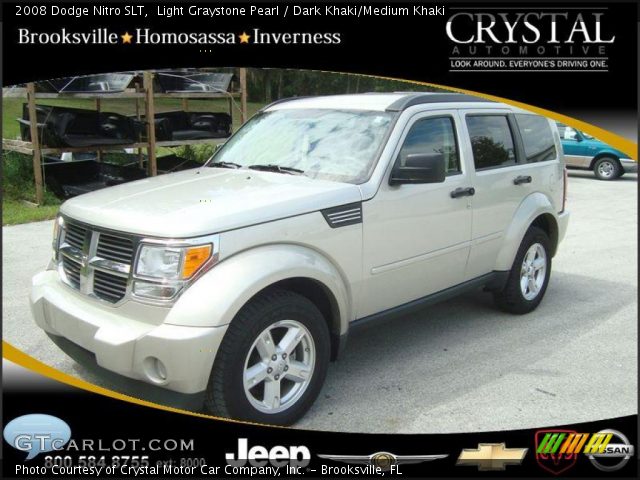 2008 Dodge Nitro SLT in Light Graystone Pearl
