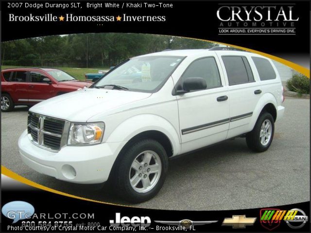 2007 Dodge Durango SLT in Bright White