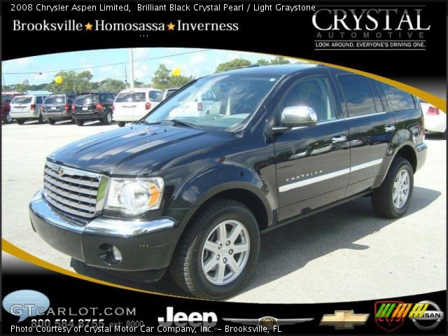 2008 Chrysler Aspen Limited in Brilliant Black Crystal Pearl
