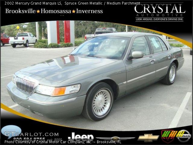 2002 Mercury Grand Marquis LS in Spruce Green Metallic