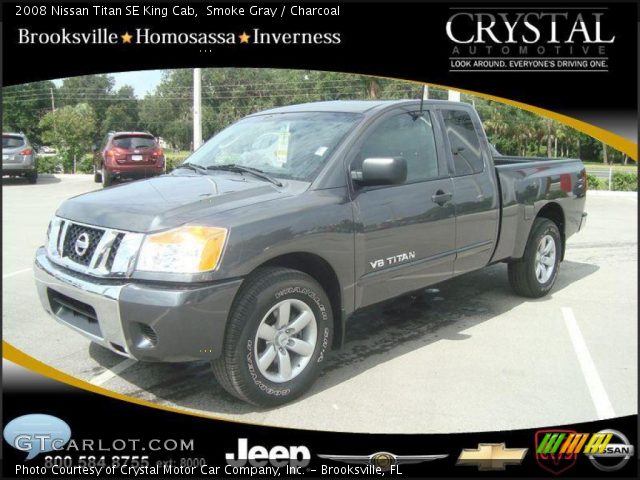 2008 Nissan Titan SE King Cab in Smoke Gray