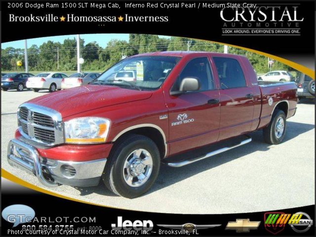 2006 Dodge Ram 1500 SLT Mega Cab in Inferno Red Crystal Pearl