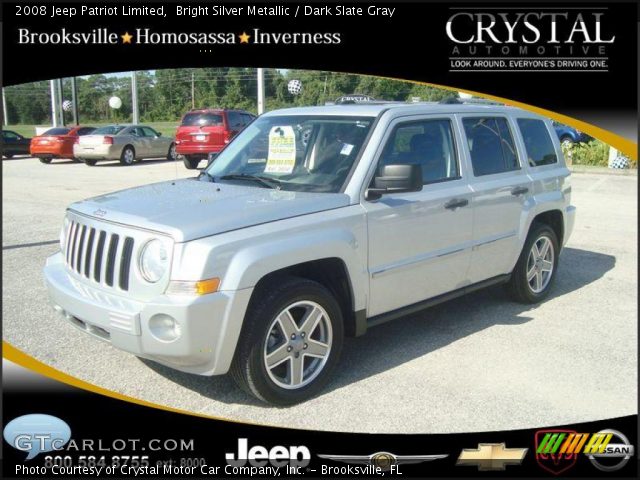 2008 Jeep Patriot Limited in Bright Silver Metallic