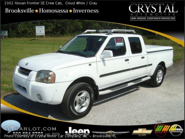 2002 Nissan Frontier SE Crew Cab in Cloud White