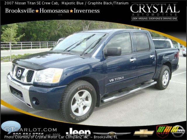 2007 Nissan Titan SE Crew Cab in Majestic Blue