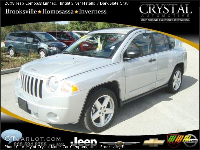 2008 Jeep Compass Limited in Bright Silver Metallic