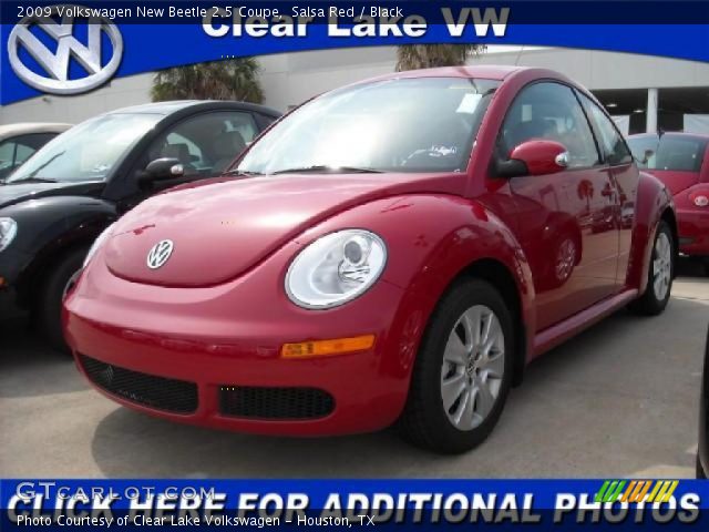 2009 Volkswagen New Beetle 2.5 Coupe in Salsa Red