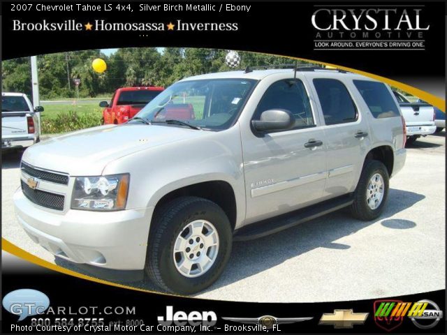 2007 Chevrolet Tahoe LS 4x4 in Silver Birch Metallic