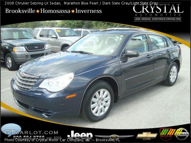 2008 Chrysler Sebring LX Sedan in Marathon Blue Pearl