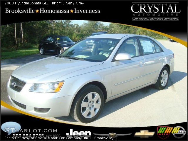 2008 Hyundai Sonata GLS in Bright Silver