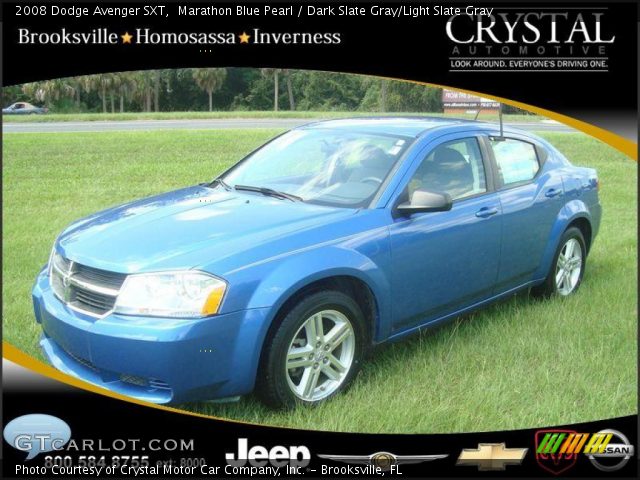 2008 Dodge Avenger SXT in Marathon Blue Pearl