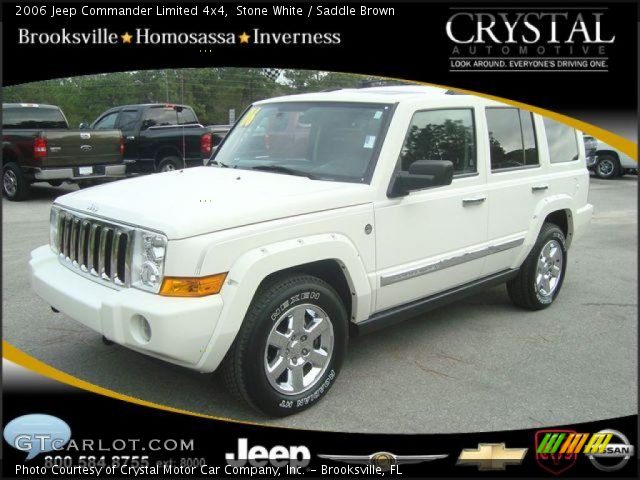 2006 Jeep Commander Limited 4x4 in Stone White