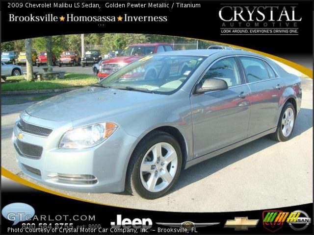 2009 Chevrolet Malibu LS Sedan in Golden Pewter Metallic
