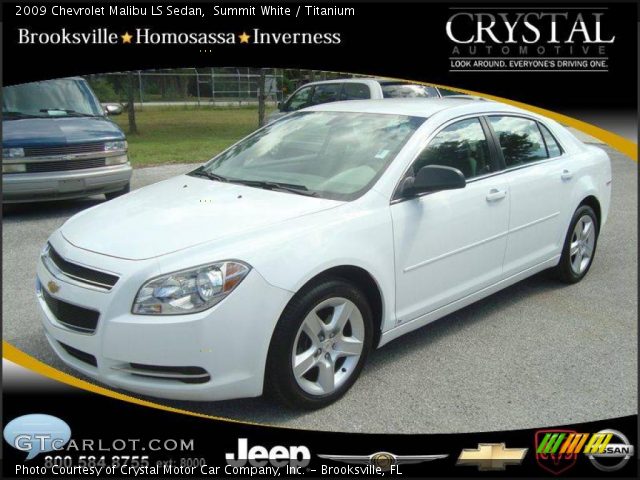 2009 Chevrolet Malibu LS Sedan in Summit White