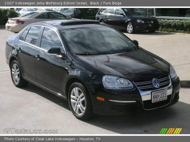 2007 Volkswagen Jetta Wolfsburg Edition Sedan in Black