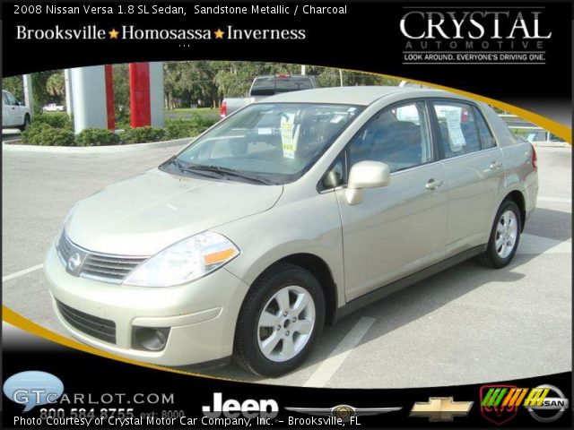 2008 Nissan Versa 1.8 SL Sedan in Sandstone Metallic