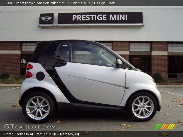 2008 Smart fortwo passion cabriolet in Silver Metallic