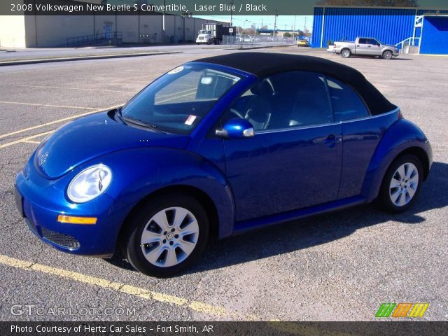 2008 Volkswagen New Beetle S Convertible in Laser Blue