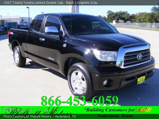 2007 Toyota Tundra Limited Double Cab in Black