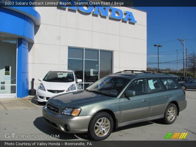 2003 Subaru Outback Limited Wagon in Seamist Green Pearl