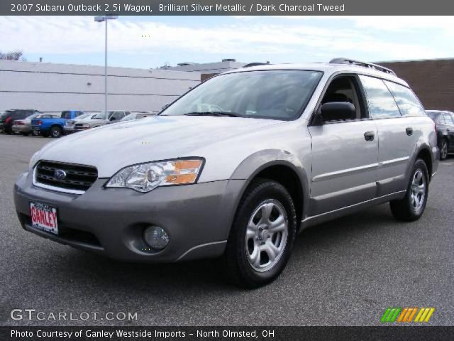 2007 Subaru Outback 2.5i Wagon in Brilliant Silver Metallic