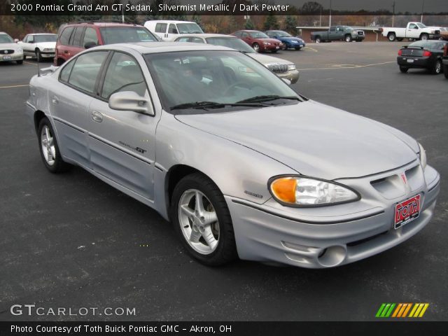2000 Pontiac Grand Am GT Sedan in Silvermist Metallic