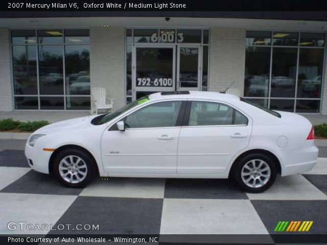 2007 Mercury Milan V6 in Oxford White