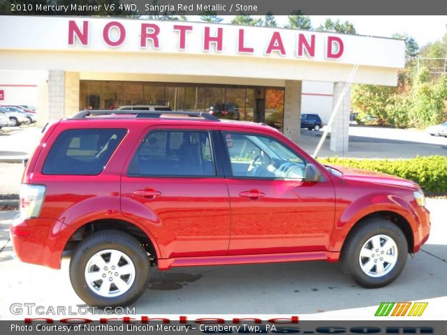 2010 Mercury Mariner V6 4WD in Sangria Red Metallic