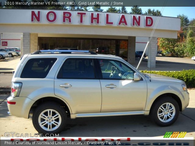 2010 Mercury Mariner V6 Premier 4WD in Gold Leaf Metallic