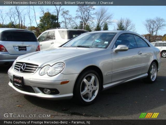 2004 Mercedes-Benz CLK 500 Coupe in Brilliant Silver Metallic