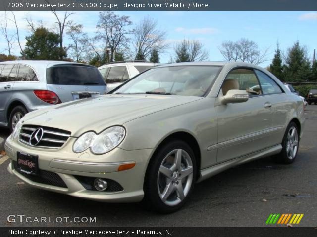 2006 Mercedes-Benz CLK 500 Coupe in designo Silver Metallic