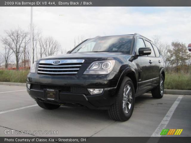 2009 Kia Borrego EX V8 4x4 in Ebony Black