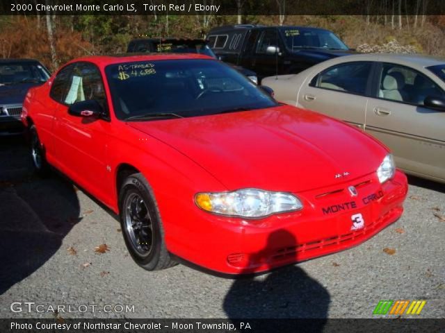 2000 Chevrolet Monte Carlo LS in Torch Red