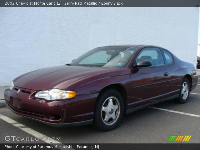 2003 Chevrolet Monte Carlo LS in Berry Red Metallic