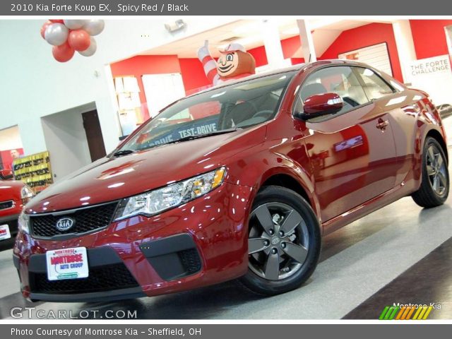 2010 Kia Forte Koup EX in Spicy Red