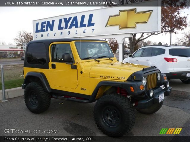 2004 Jeep Wrangler Rubicon 4x4 in Solar Yellow