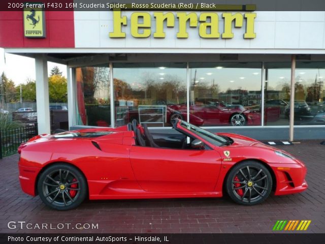 2009 Ferrari F430 16M Scuderia Spider in Rosso Scuderia (Red)