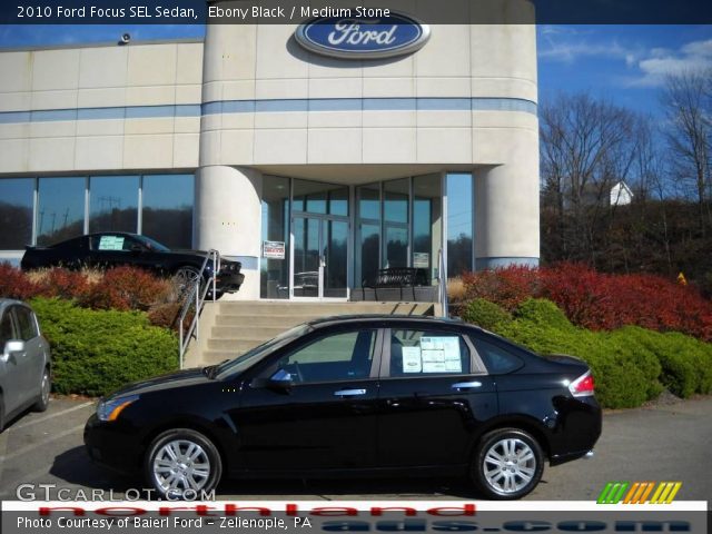 2010 Ford Focus SEL Sedan in Ebony Black