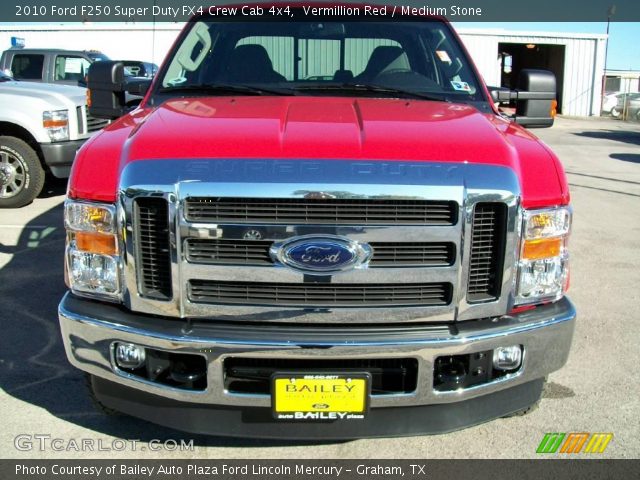 2010 Ford F250 Super Duty FX4 Crew Cab 4x4 in Vermillion Red