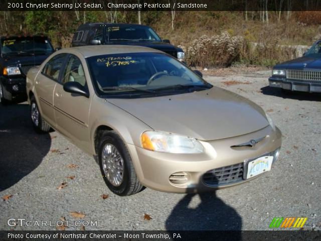 2001 Chrysler Sebring LX Sedan in Champagne Pearlcoat