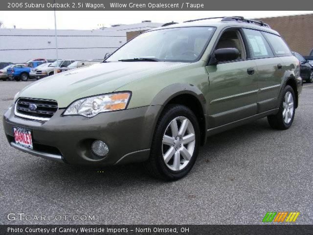 2006 Subaru Outback 2.5i Wagon in Willow Green Opalescent